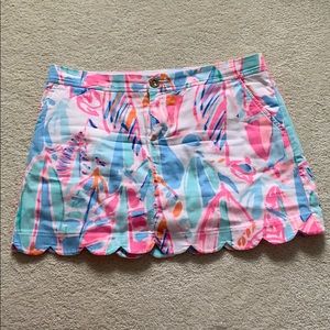 Lilly Pulitzer sailboat skort size 8
